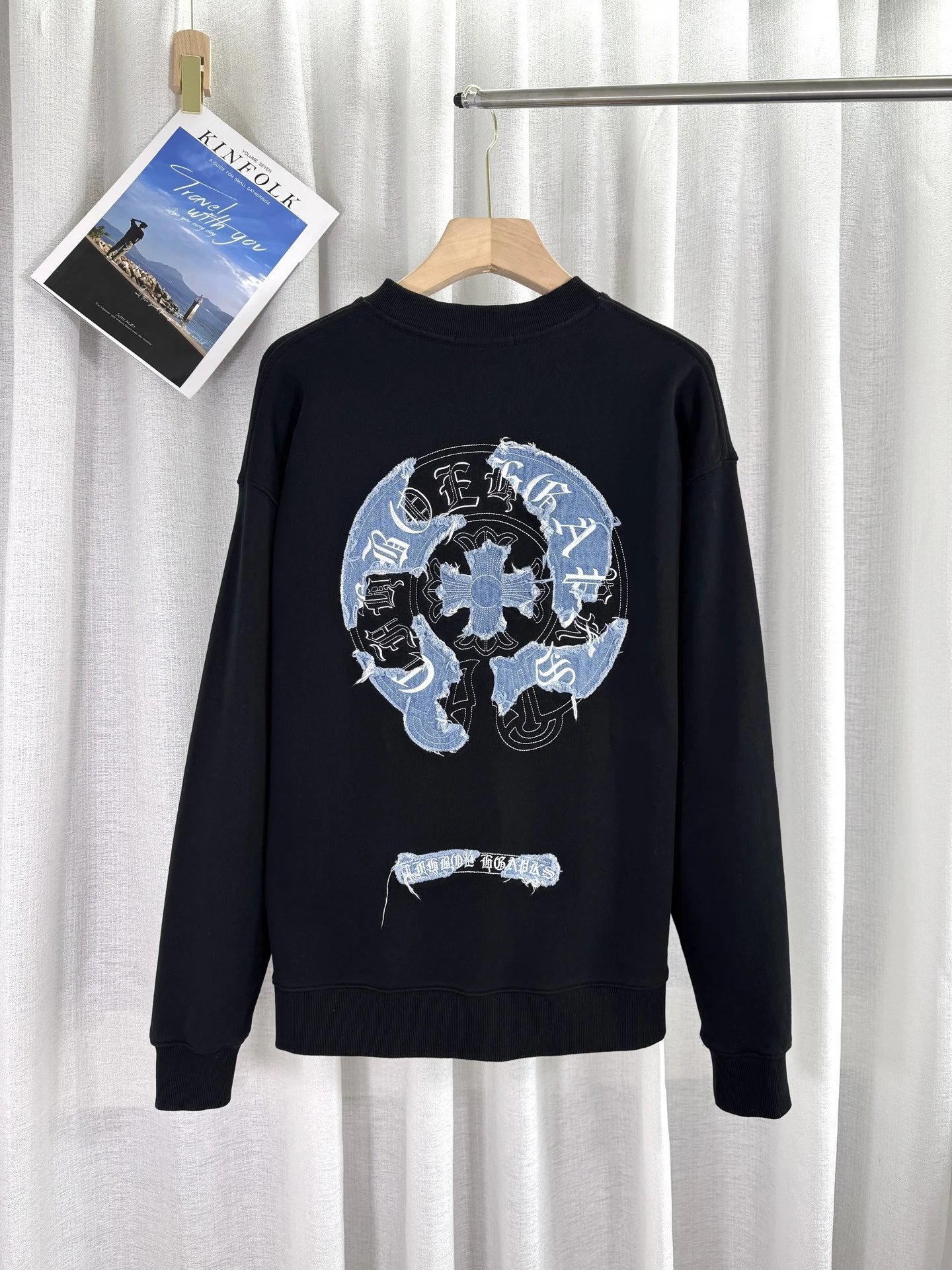 Cross Sanskrit Print T-Shirt photo 3