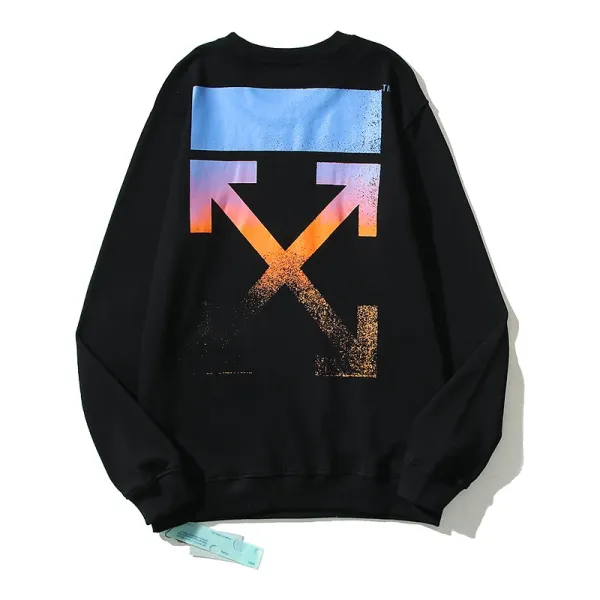 Off-White Arrow Graphic Sweatshirt Oversized Crewneck Pullover - 5