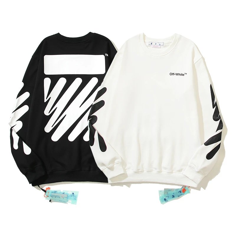 Off-White Arrow Print Black Hoodie - 7
