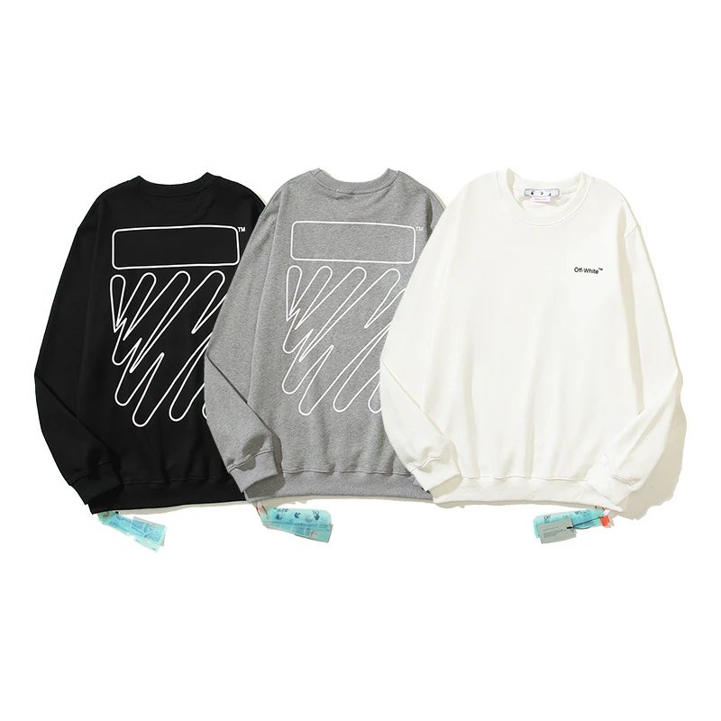 Off-White Arrow Print Black Hoodie - 8