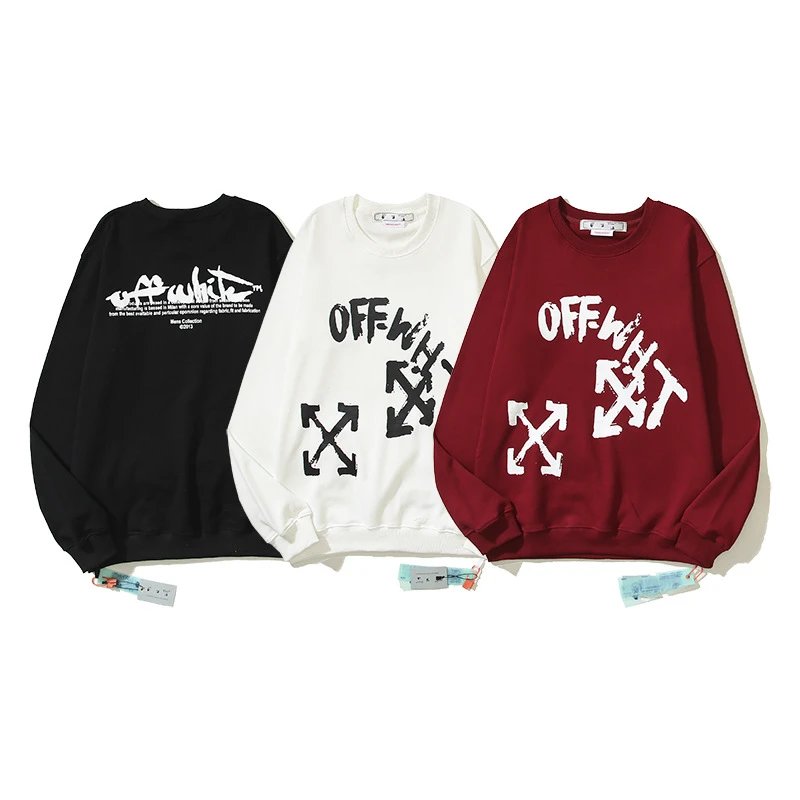 Off-White Arrow Print Black Hoodie - 21