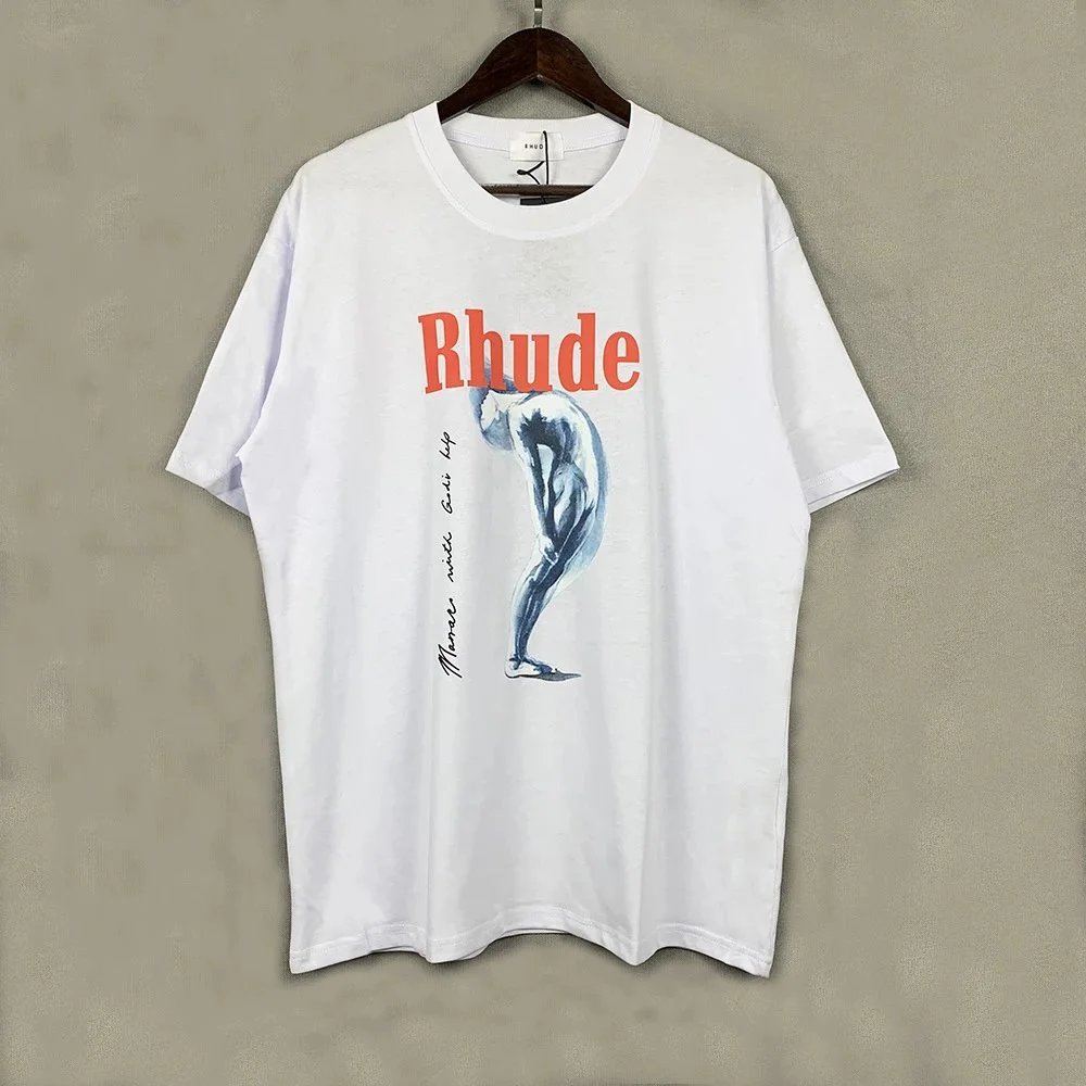 Rhude Print Cotton T-Shirt photo 7