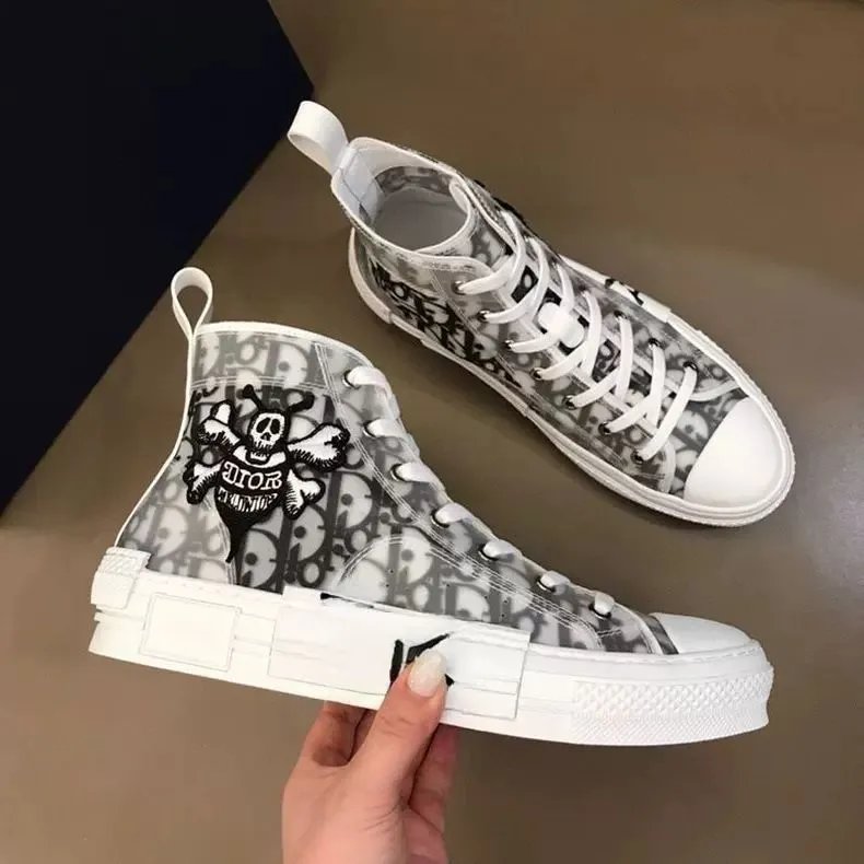 Canvas Athletic Board Shoe with Letter Print photo 7