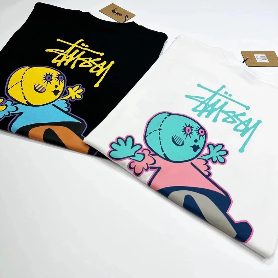 Stussy Doll Character Print T-Shirt