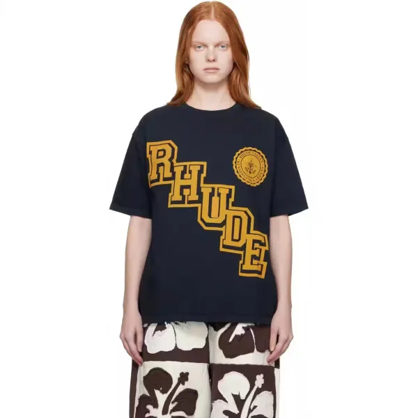 Rhude Diesel Service White T-Shirt - 8