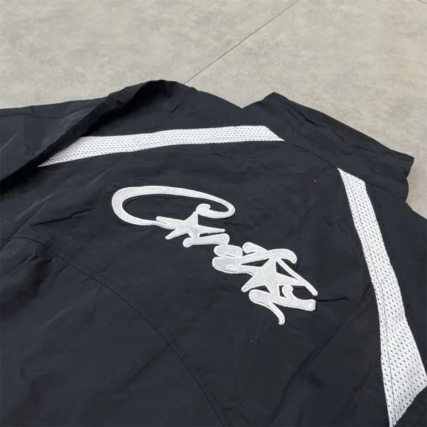 Cattz CATZ Italy Shield Windbreaker White/Blue Mesh Jacket - 8