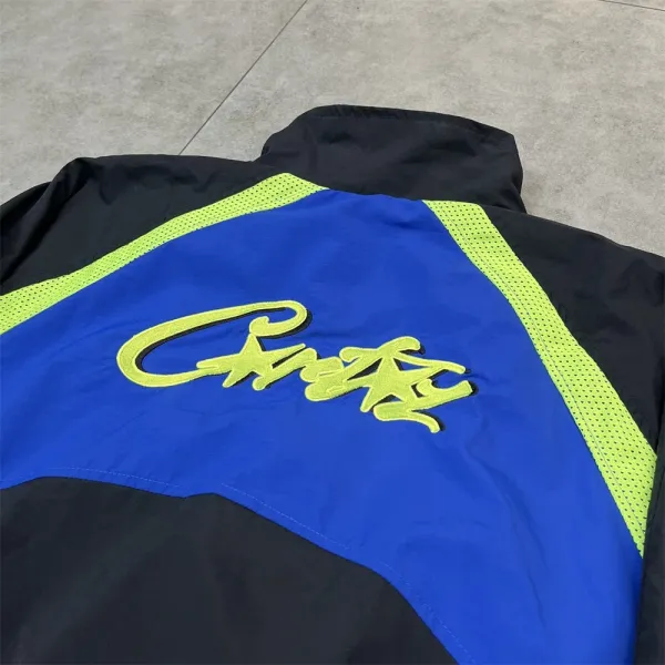 Cattz CATZ Italy Shield Windbreaker White/Blue Mesh Jacket - 14