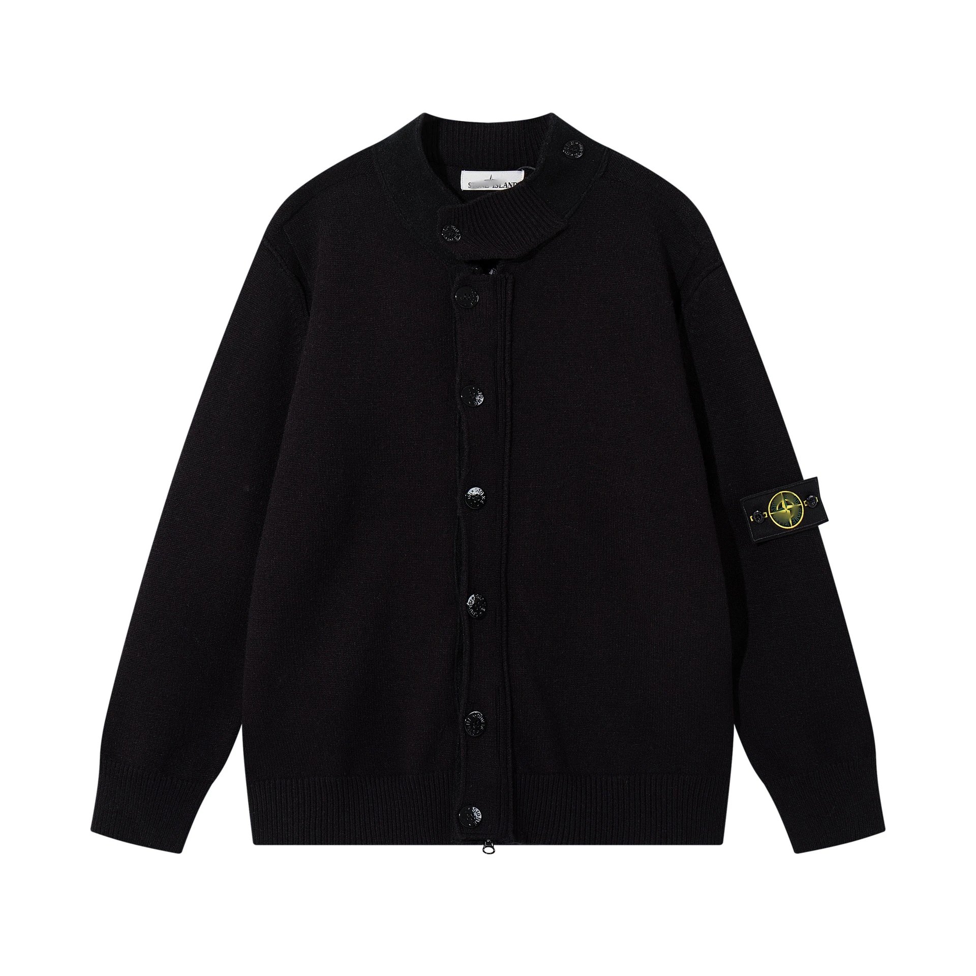 Badge Functional Knit Sweater photo 2