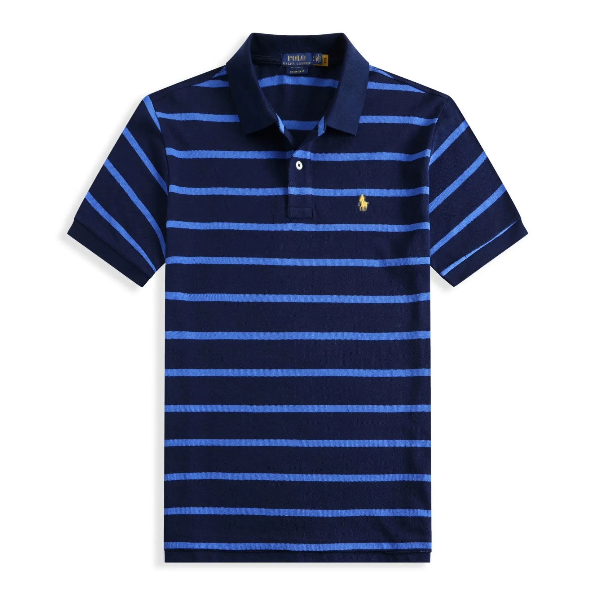 Collar Embroidered Cotton T-Shirt photo 2