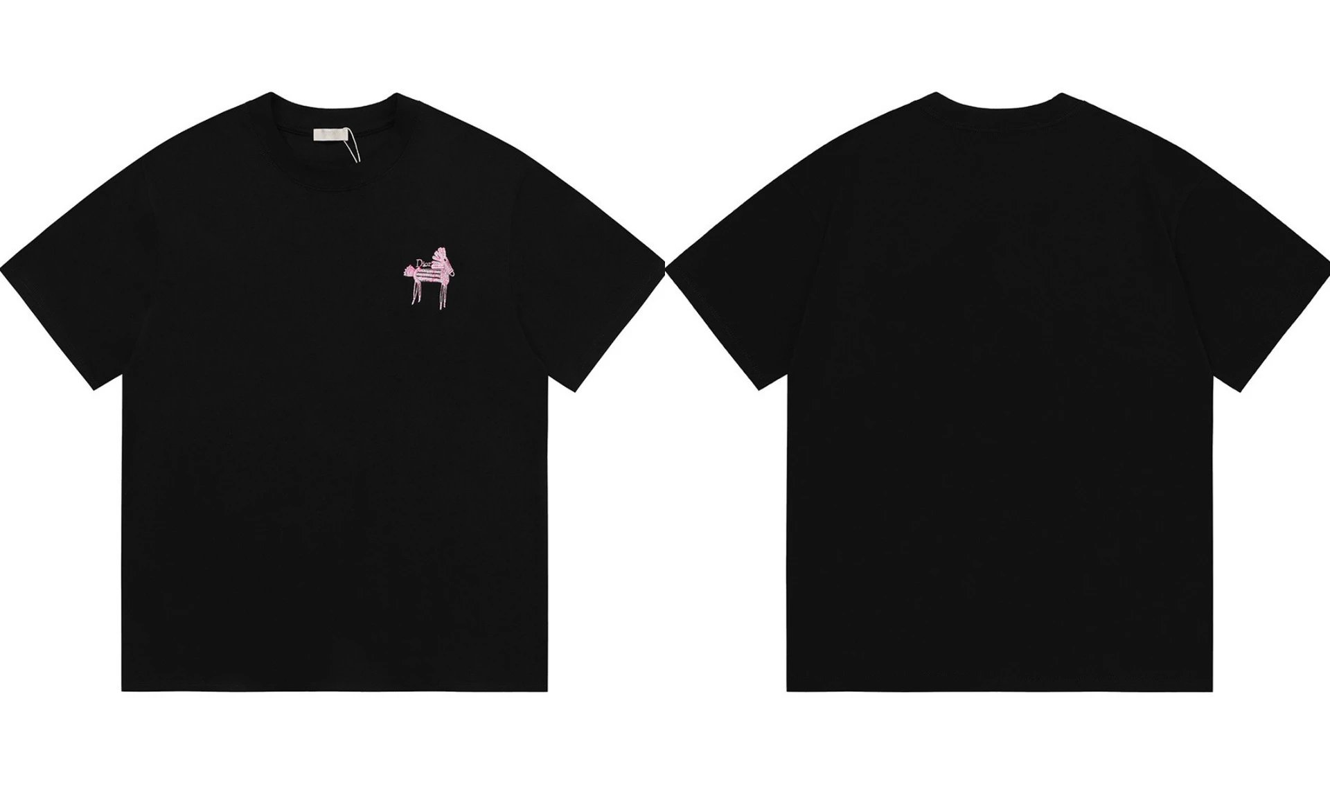 Embroidered Print T-Shirt photo 4