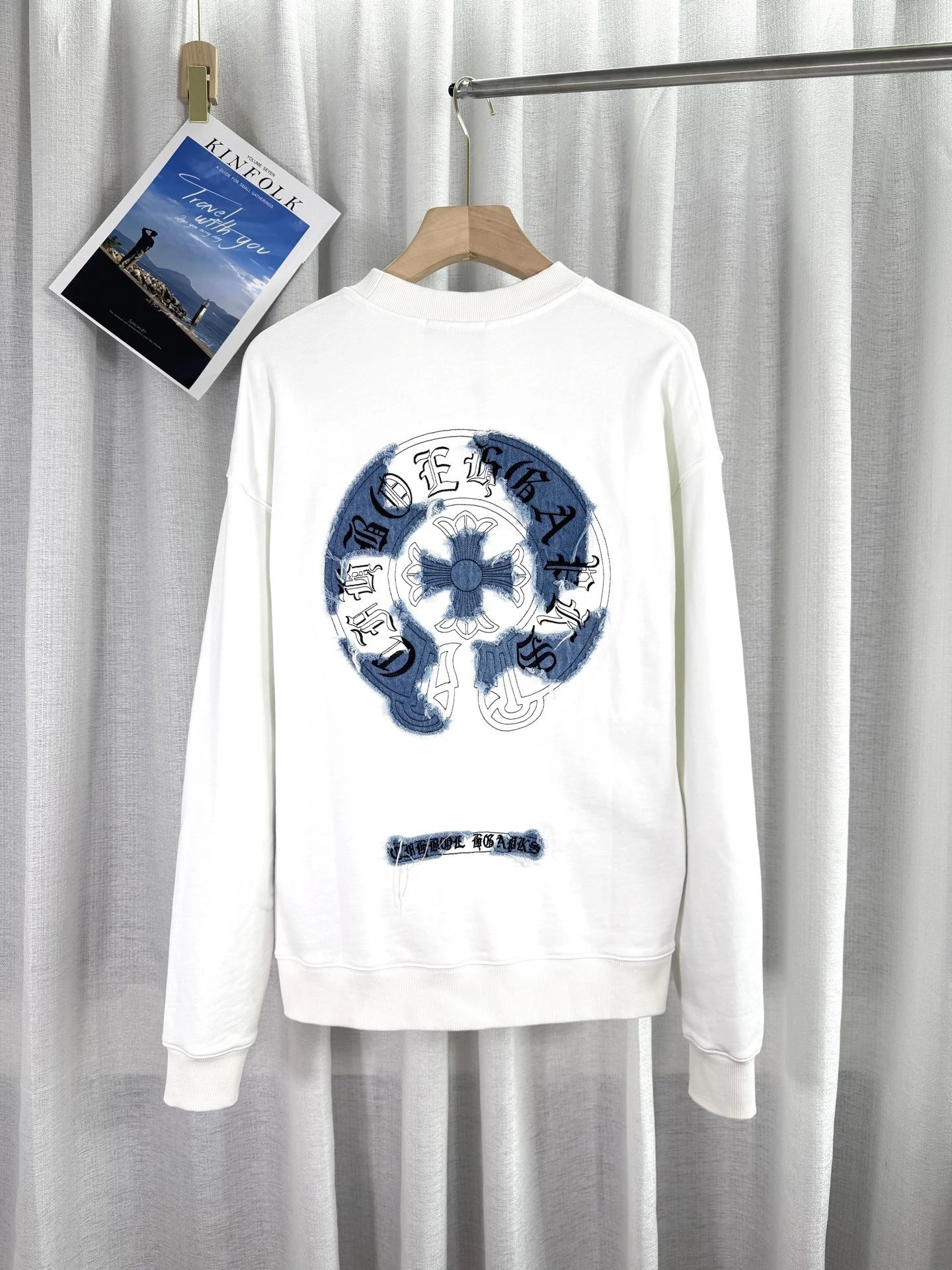 Cross Sanskrit Print T-Shirt photo 2