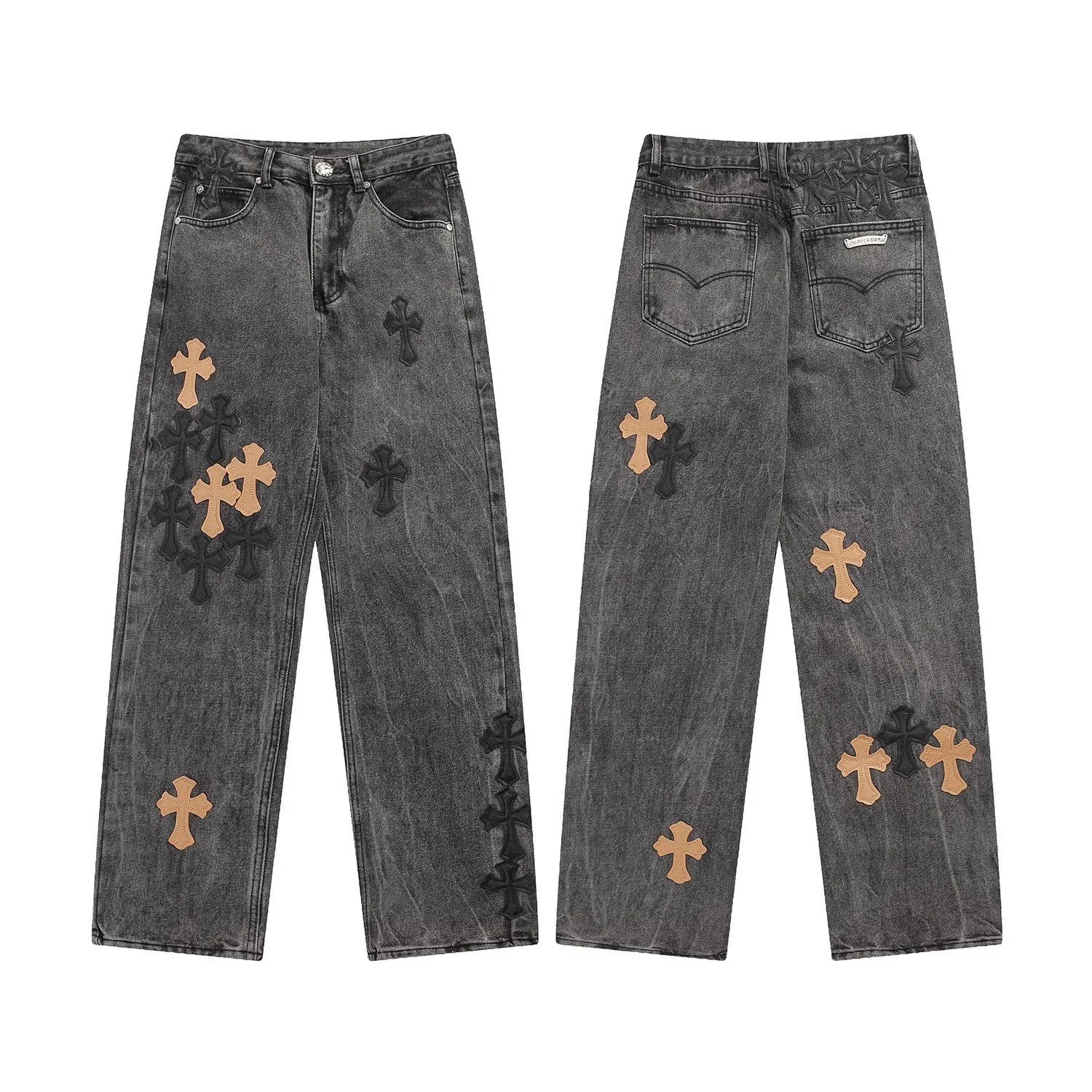 Logo Print Denim Jeans photo 5