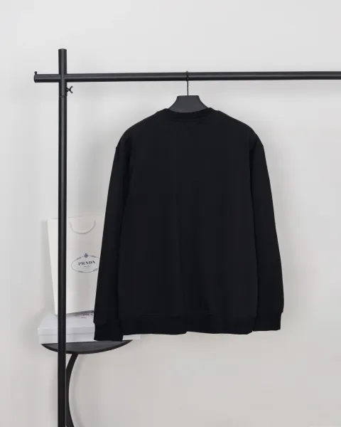 Prada Re-Nylon Logo Patch White Hoodie - 27