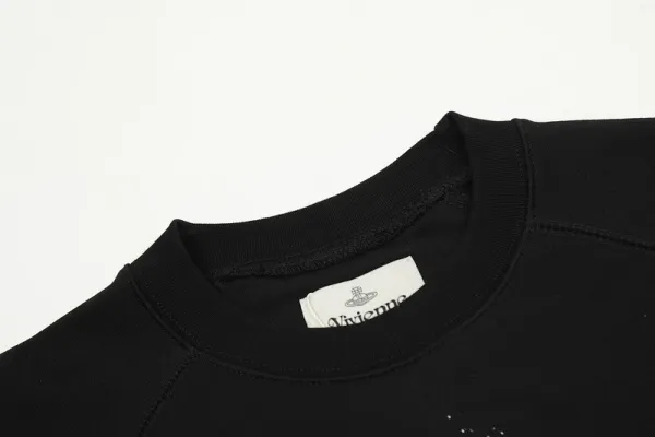 Vivienne Westwood Orb Spray Paint Black Hoodie - 23