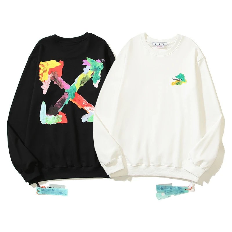 Off-White Arrow Print Black Hoodie - 13