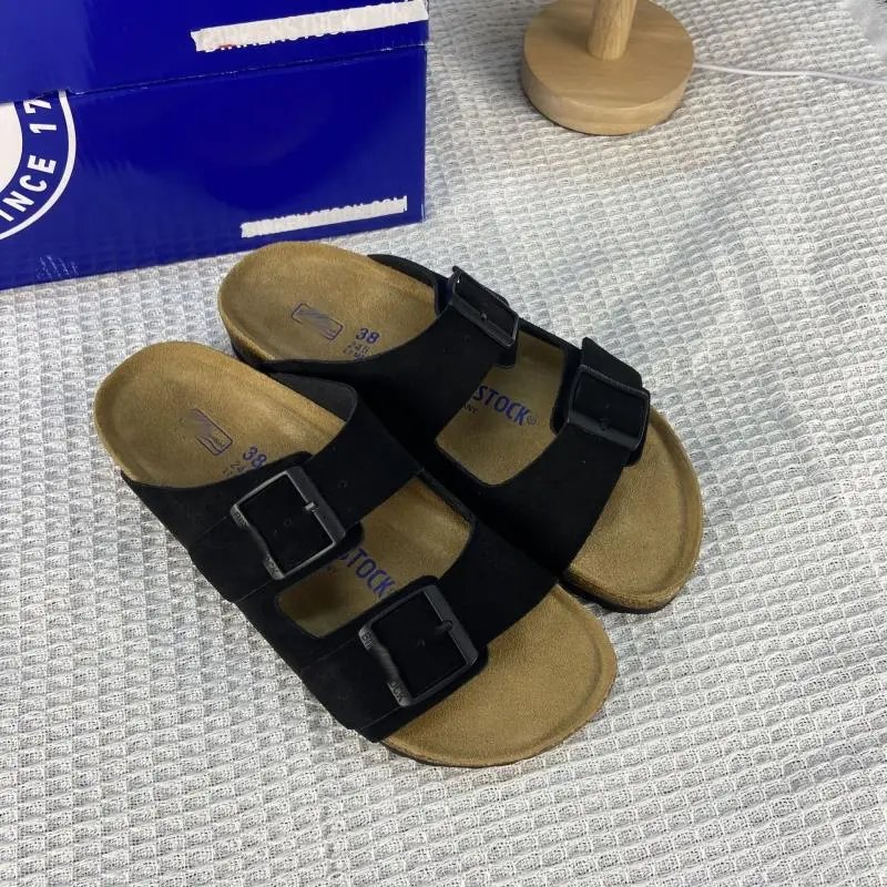 Cork Thick Sole Slip-On Sandals photo 2
