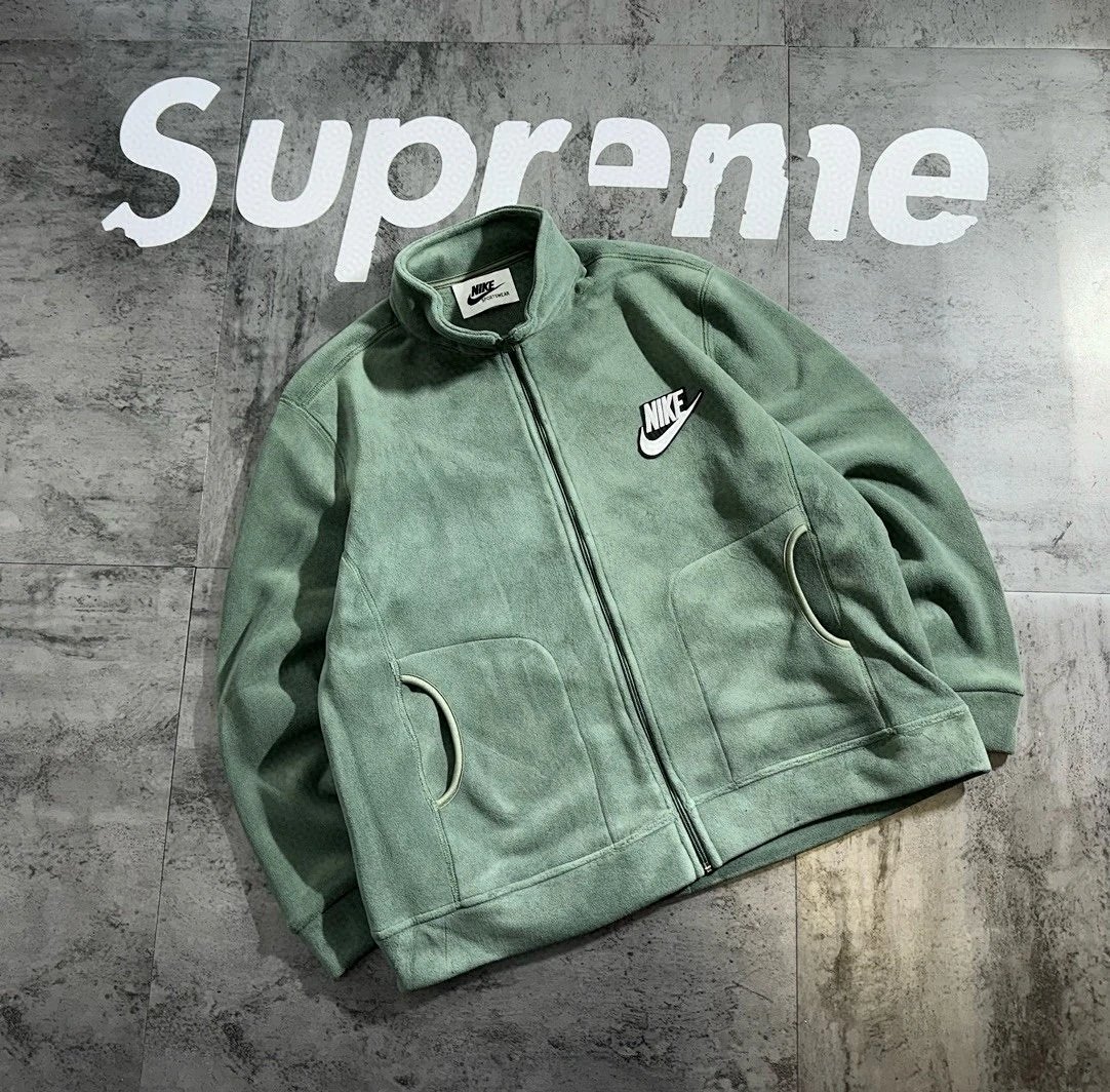 Nike Fleece Full-Zip Jacket Dark Gray Outerwear product detail 2 in Litbuy spreadsheet finds