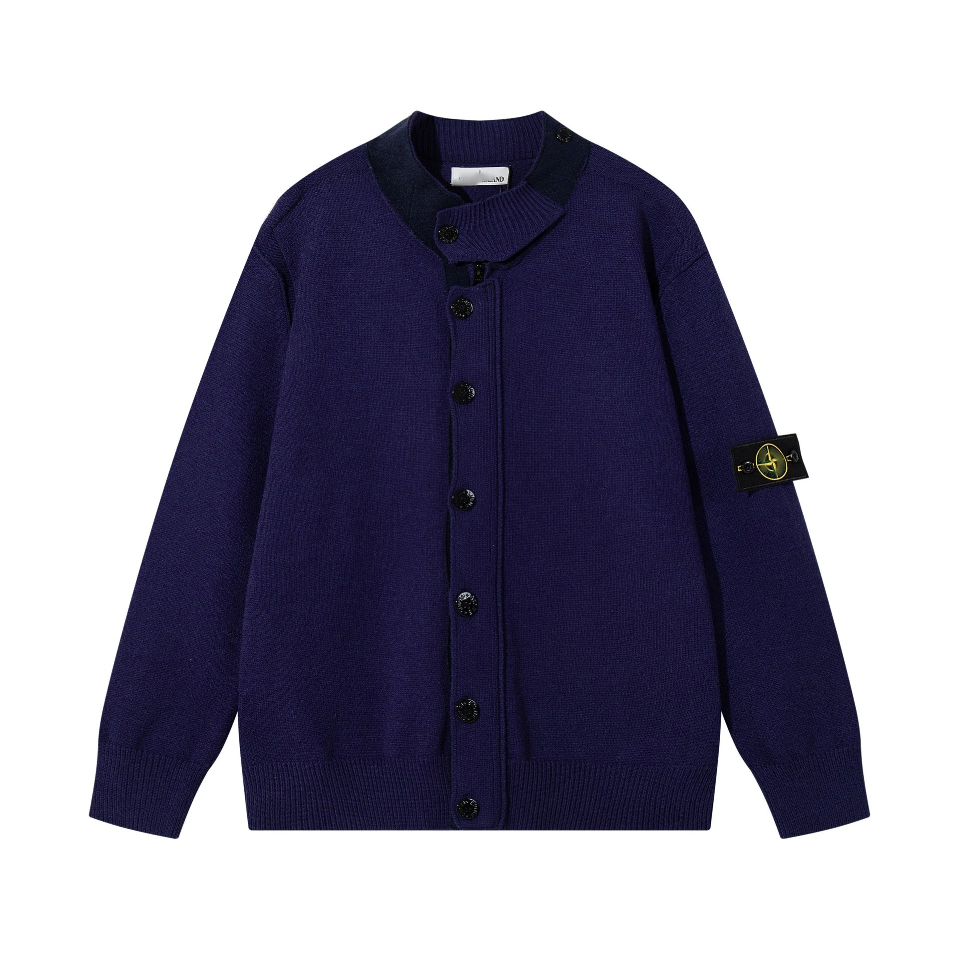 Badge Functional Knit Sweater photo 3