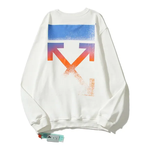 Off-White Arrow Graphic Sweatshirt Oversized Crewneck Pullover - 4