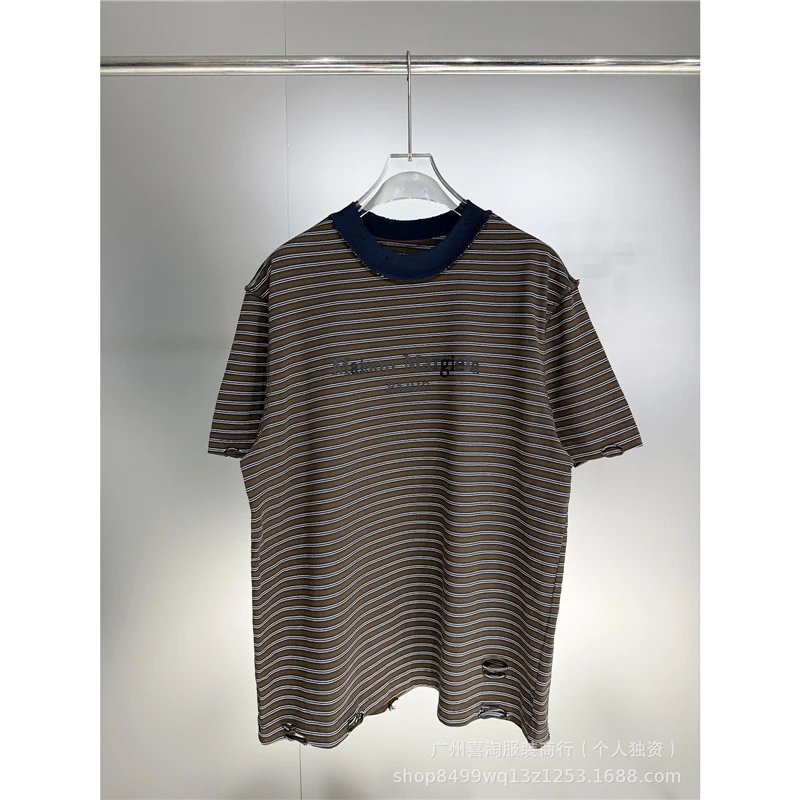 Distressed Hand-Studded Casual T-Shirt photo 4