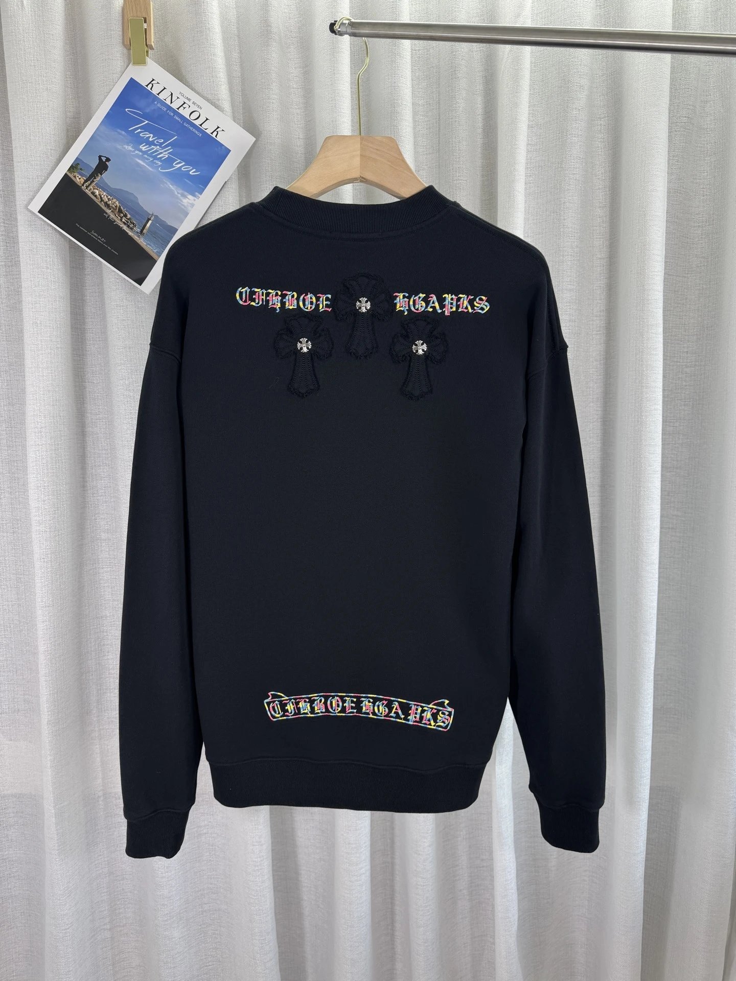 Cross Sanskrit Print T-Shirt photo 7