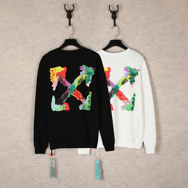 Off-White Arrow Print Black Hoodie - 14