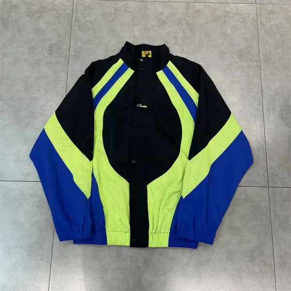 Cattz CATZ Italy Shield Windbreaker White/Blue Mesh Jacket - 10