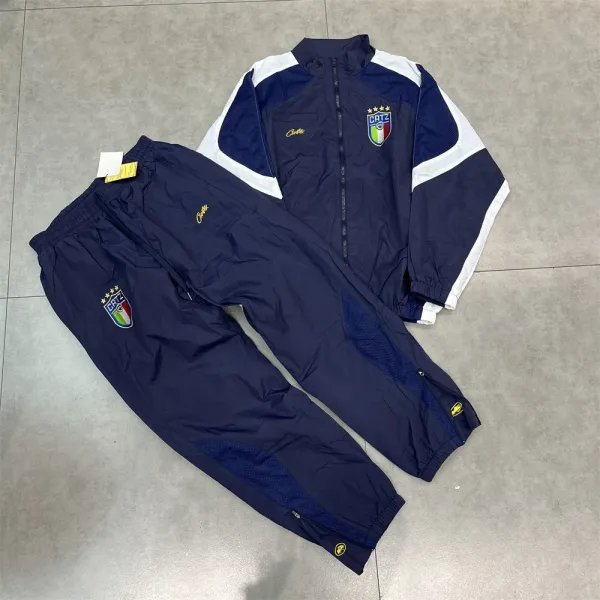 Cattz CATZ Italy Shield Windbreaker White/Blue Mesh Jacket - 15