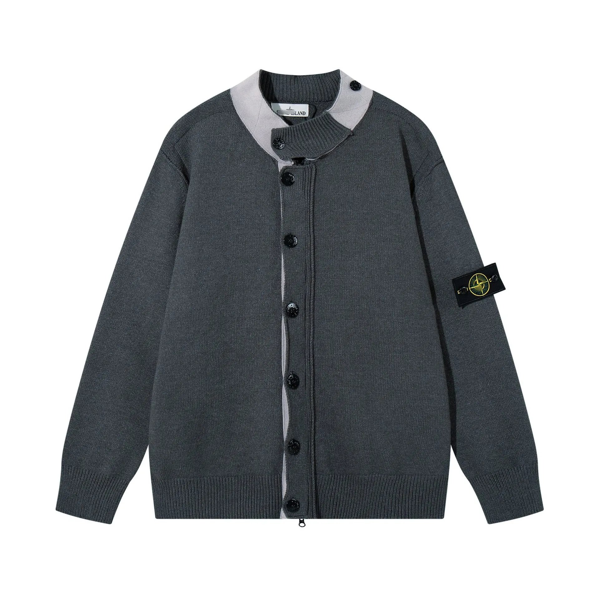 Badge Functional Knit Sweater photo 6
