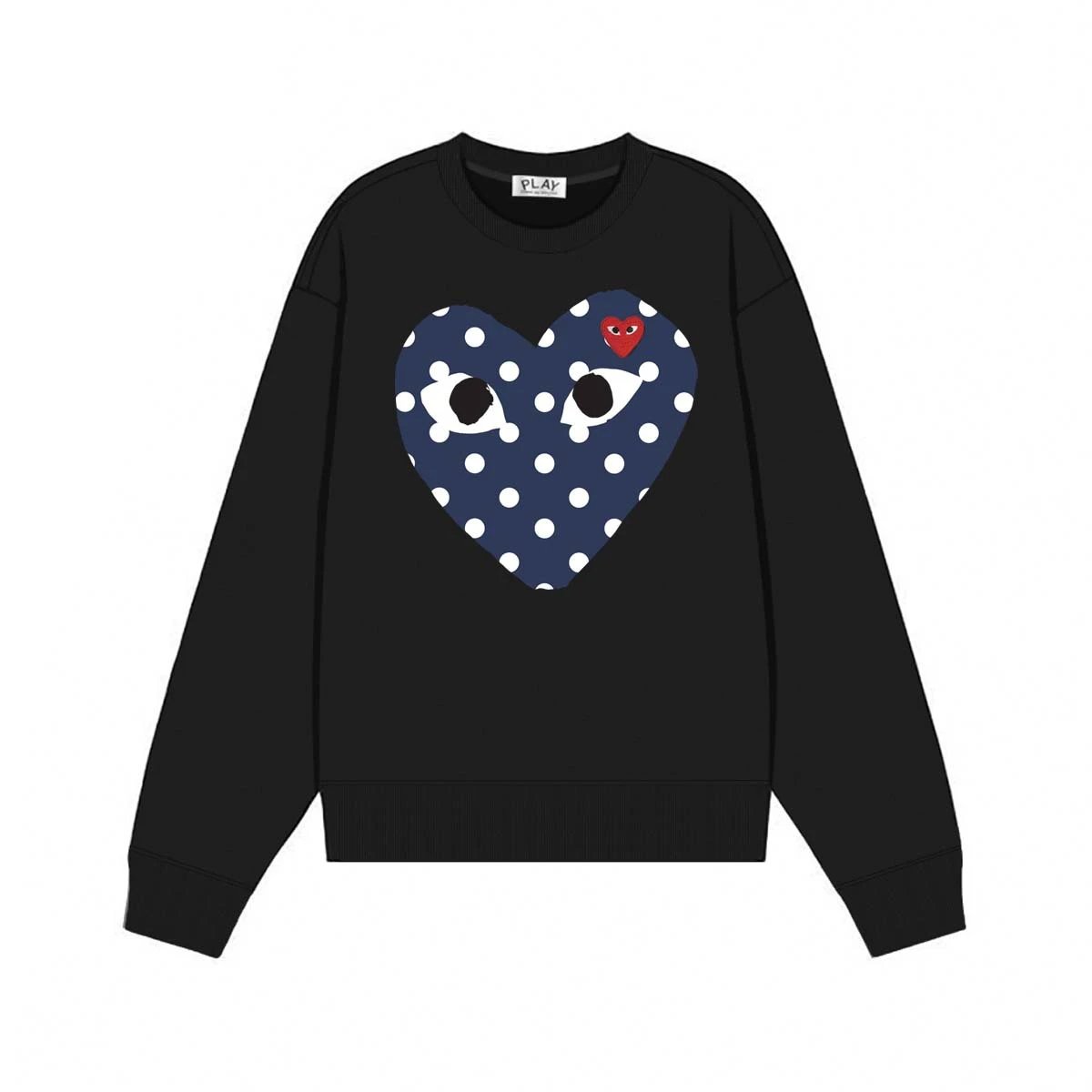 Louis Vuitton x Comme des Garçons PLAY Heart Monogram White Sweater - 11