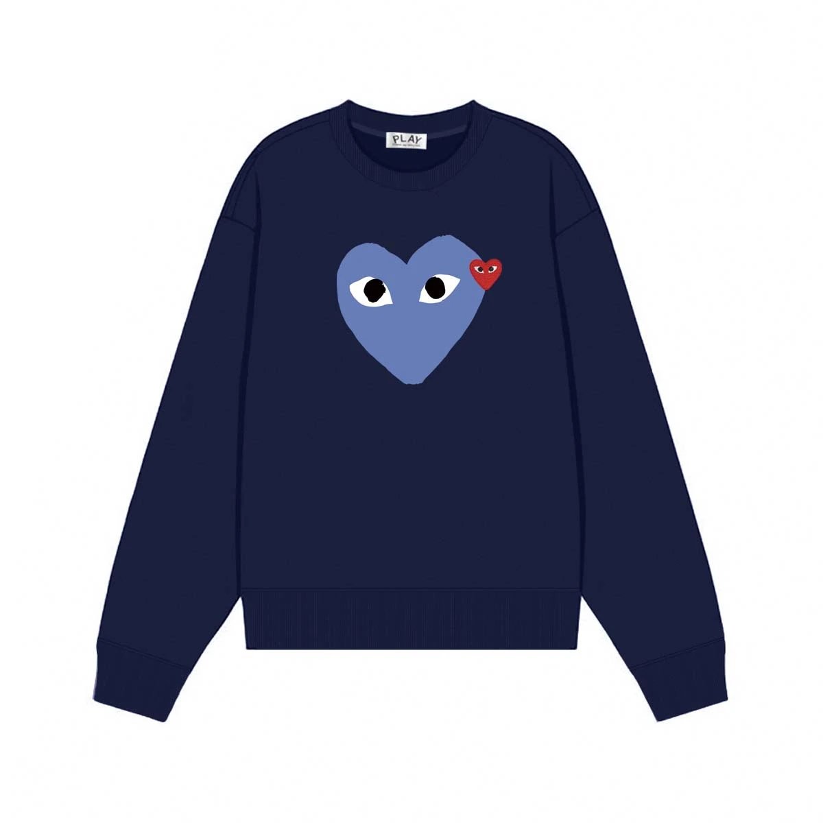 Louis Vuitton x Comme des Garçons PLAY Heart Monogram White Sweater - 4