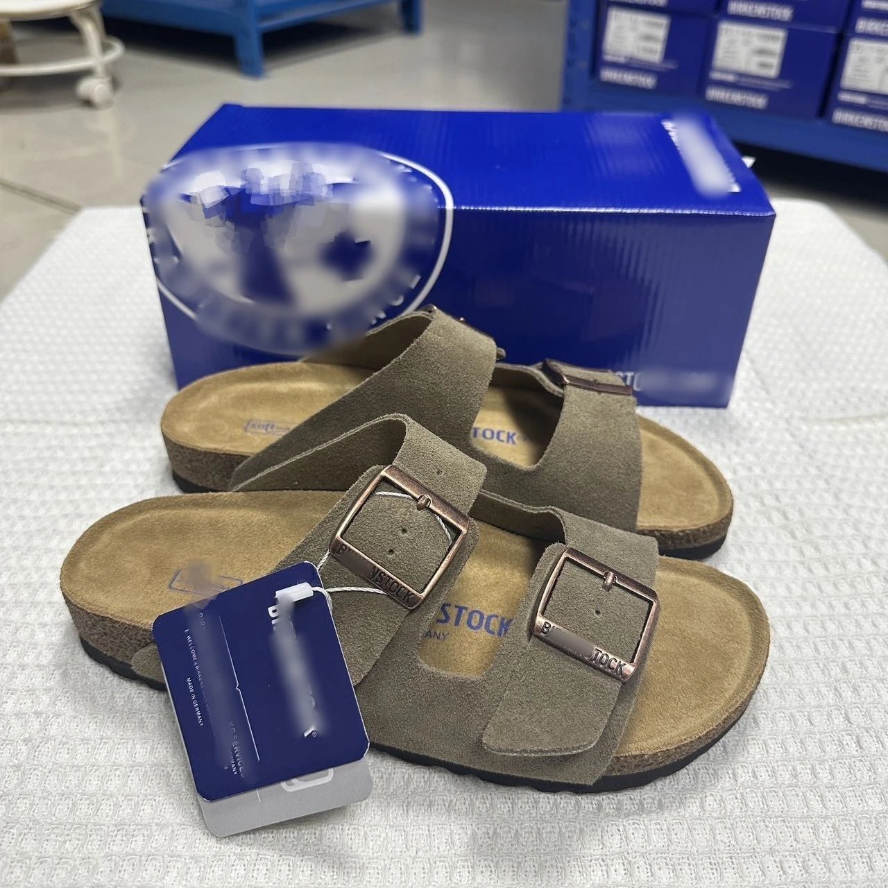 Cork Thick Sole Slip-On Sandals photo 3
