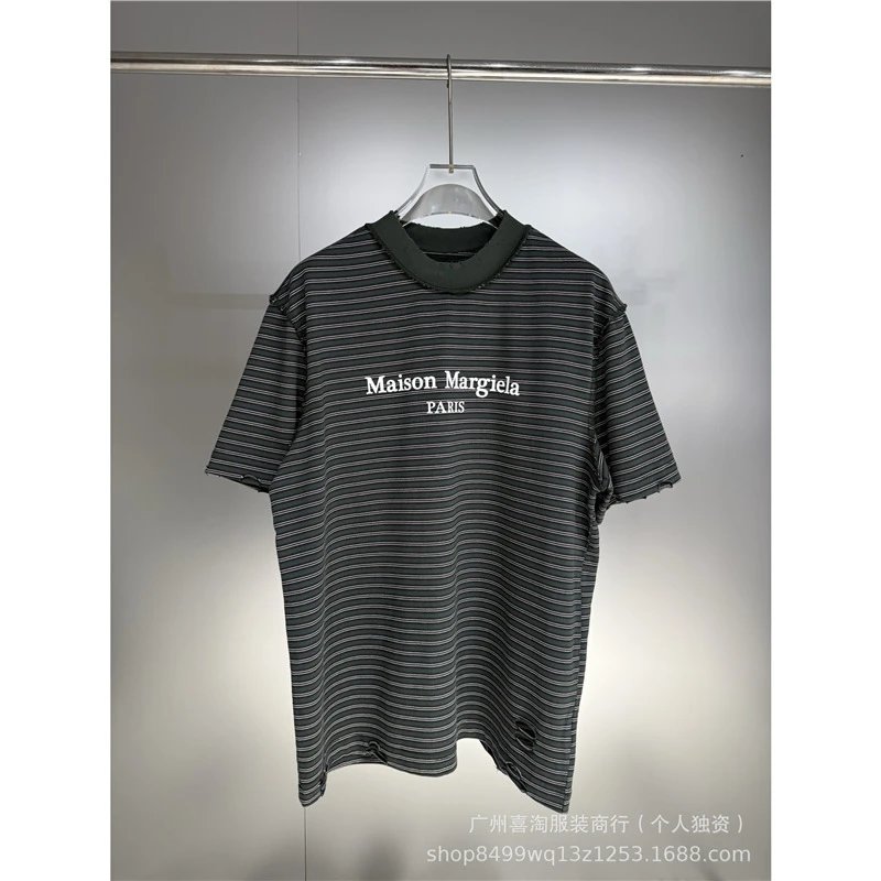 Distressed Hand-Studded Casual T-Shirt photo 5