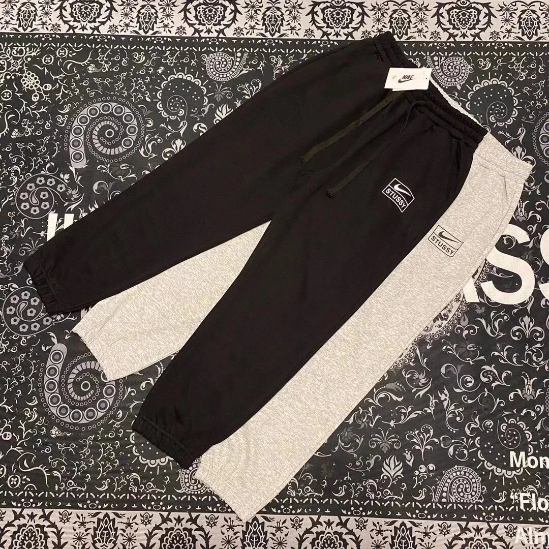Stussy x Nike Fleece Joggers Black photo 2