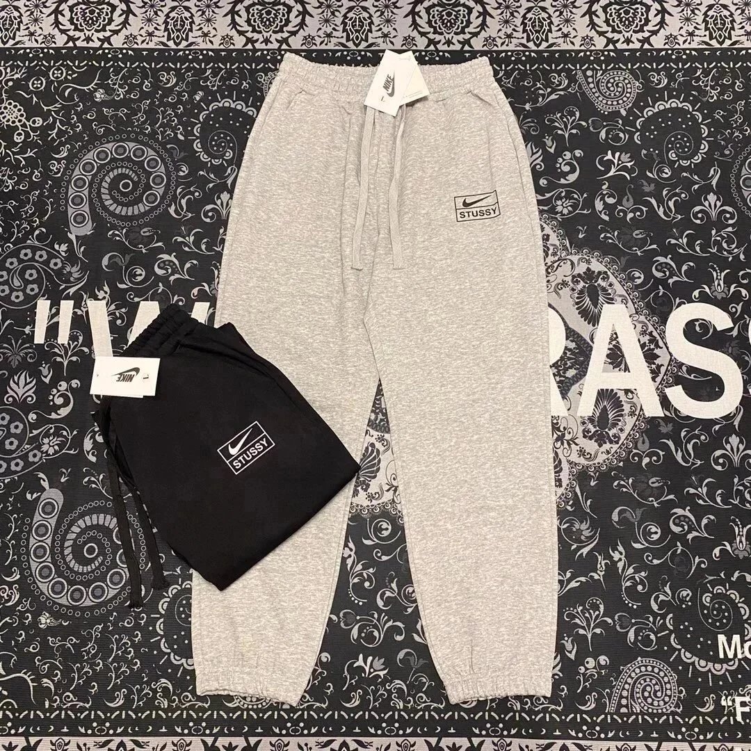 Stussy x Nike Fleece Joggers Black photo 5