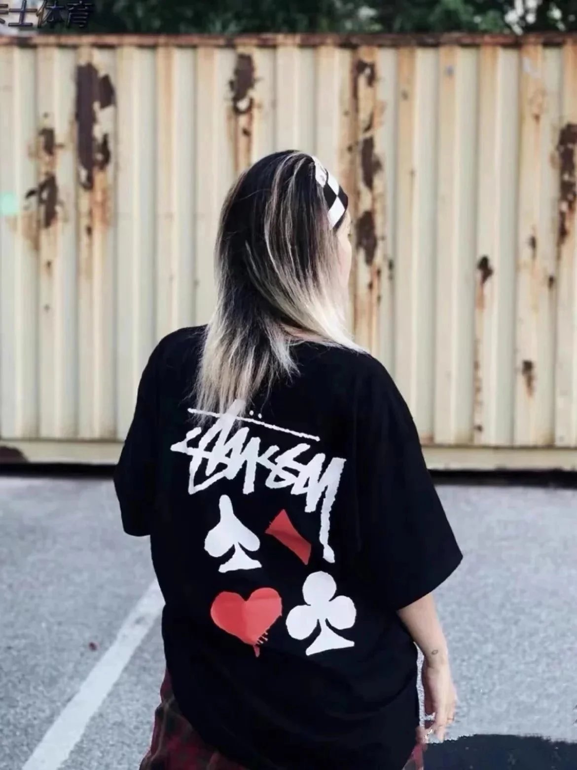 Stussy Full Deck Playing Cards T-Shirt