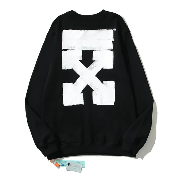 Off-White Arrow Graphic Sweatshirt Oversized Crewneck Pullover - 11
