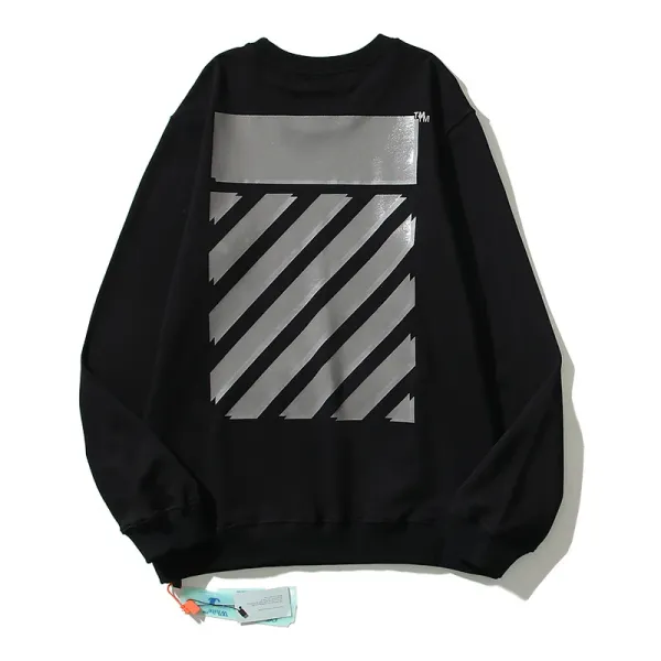 Off-White Arrow Graphic Sweatshirt Oversized Crewneck Pullover - 13