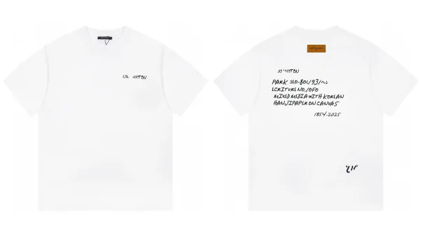 Louis Vuitton x Park Seo-Bo Mixed Media White T-Shirt - 1