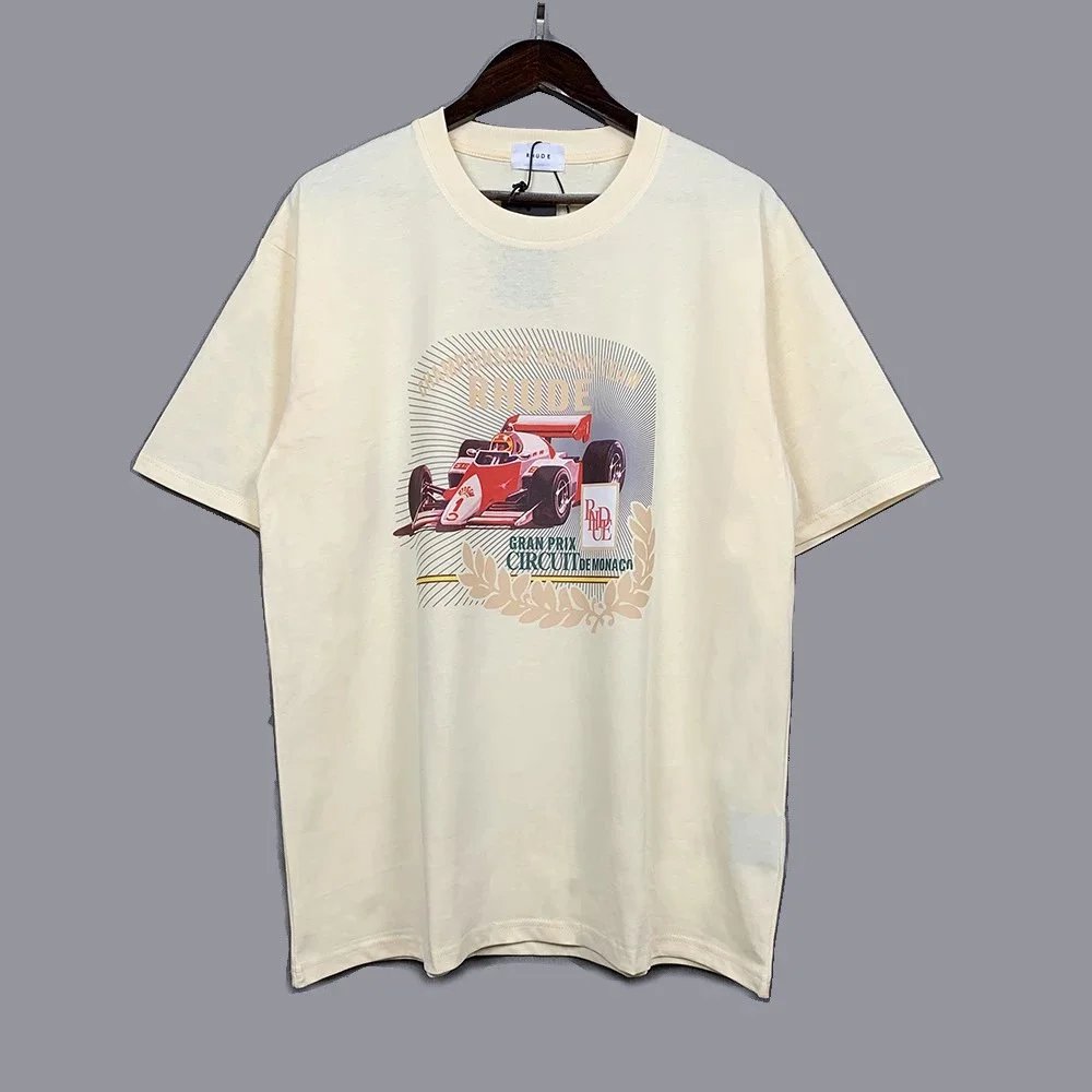 Rhude Print Cotton T-Shirt photo 4
