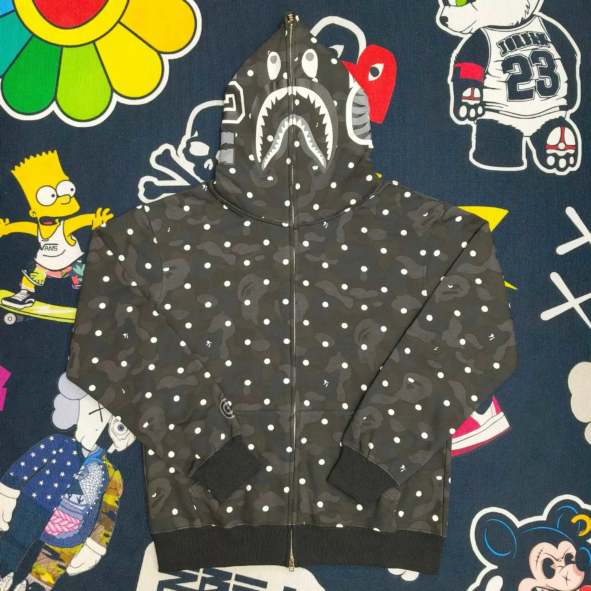 Camouflage Dual Hood Hoodie photo 3