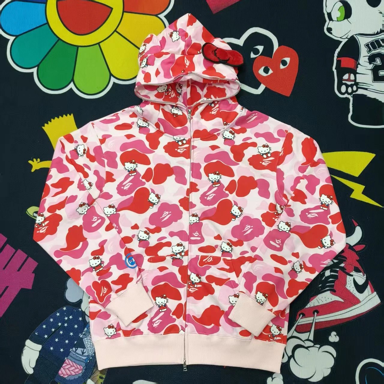 Camouflage Dual Hood Hoodie photo 8
