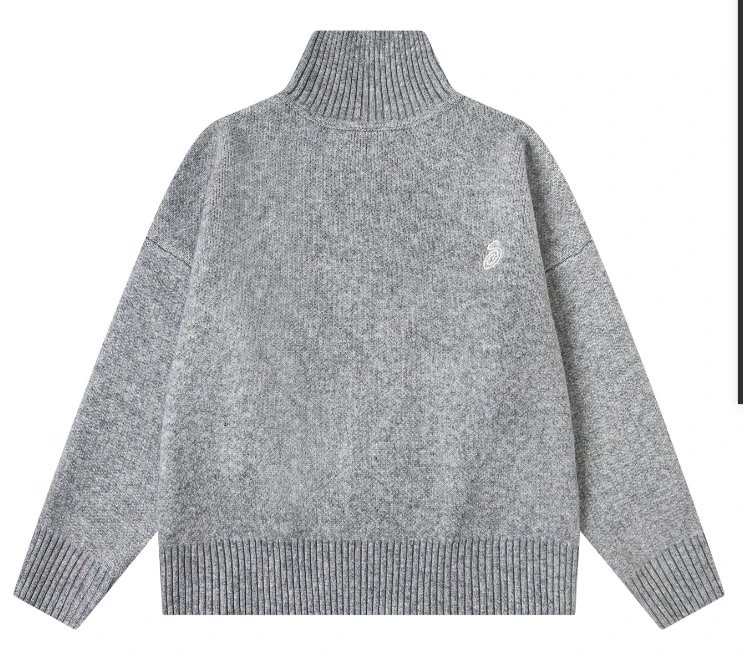 Hand-Knit Crew Neck Oversized Sweater photo 3