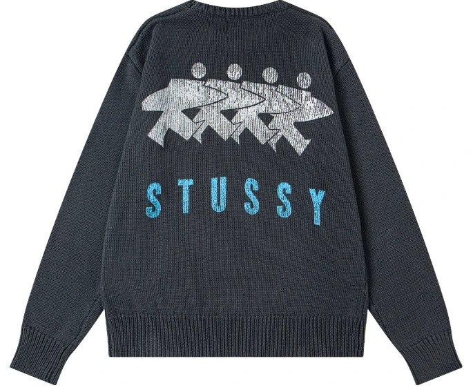 Hand-Knit Crew Neck Oversized Sweater photo 8