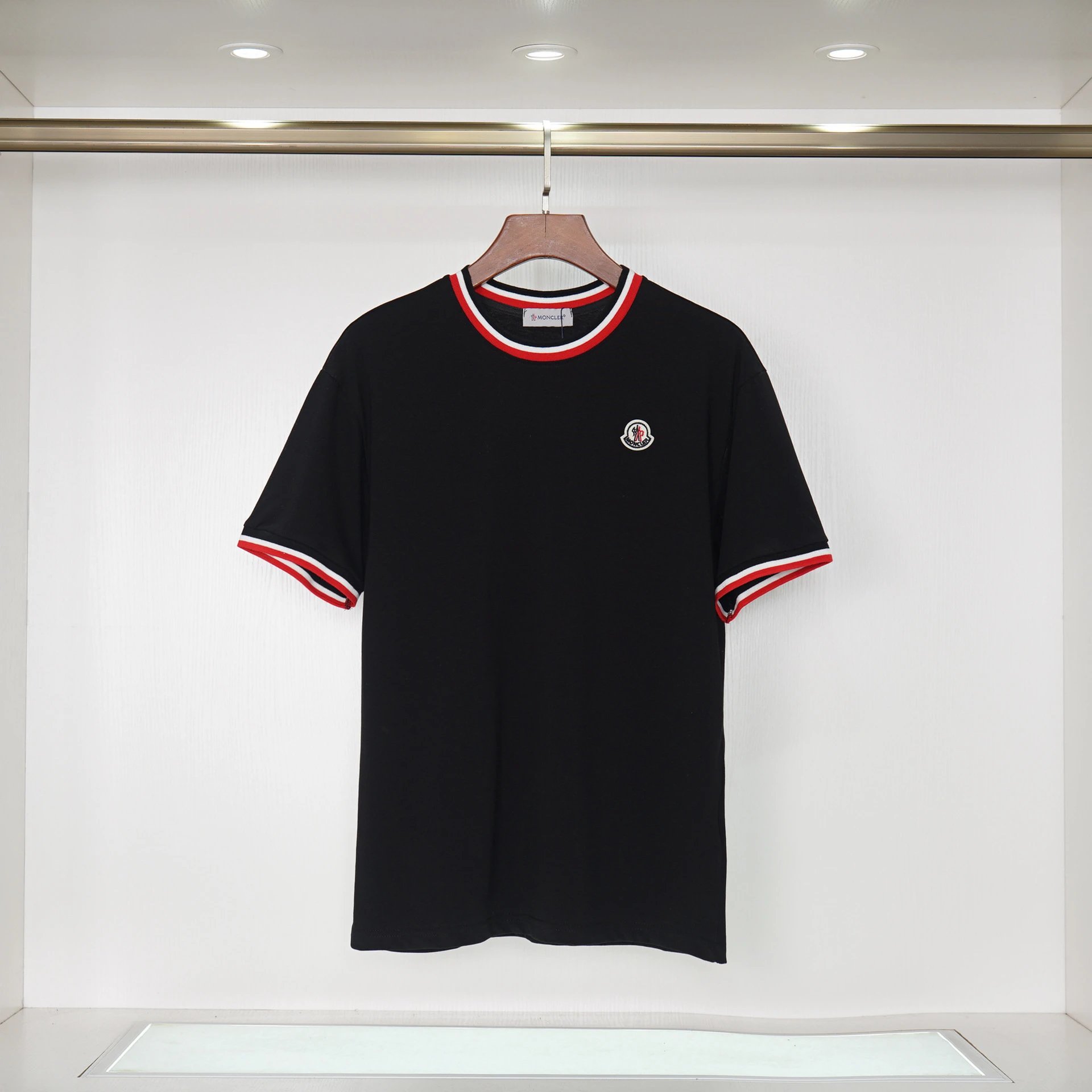 Moncler Logo Embroidered Cotton T-Shirt photo 4