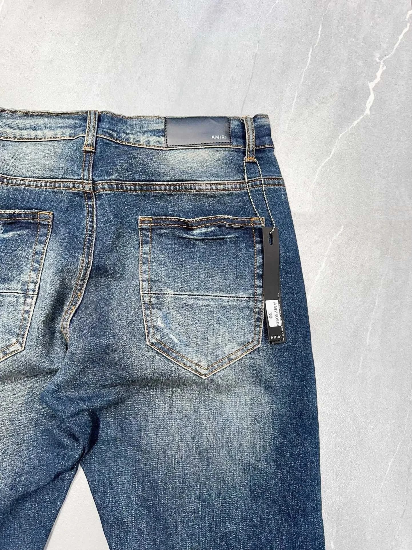 Amir Distressed Slim Jeans photo 3