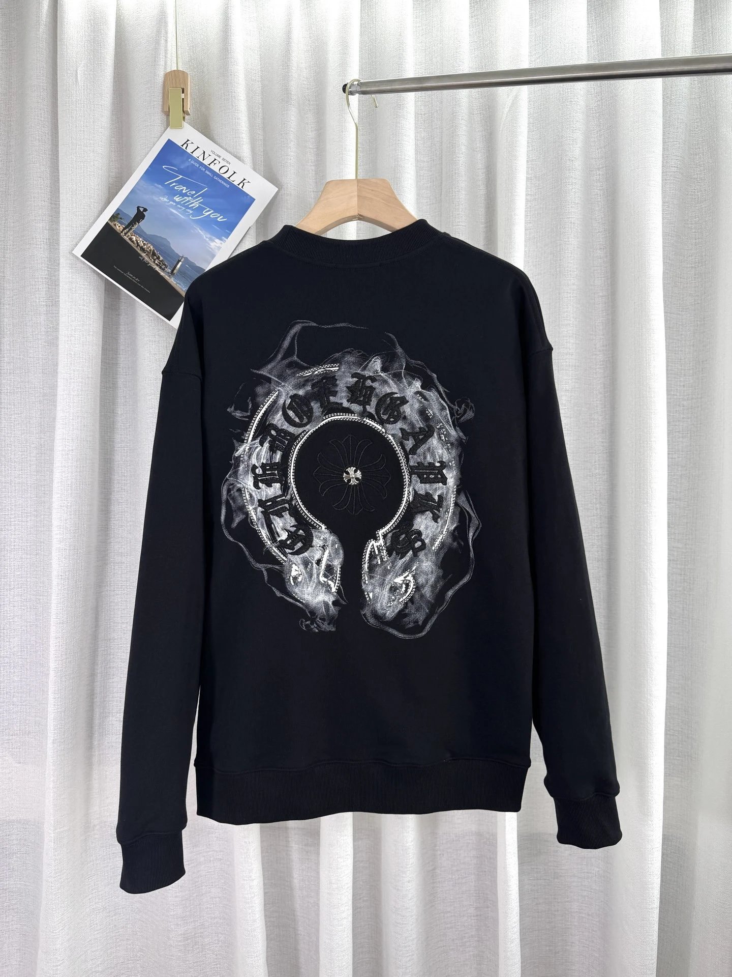 Cross Sanskrit Print T-Shirt photo 5