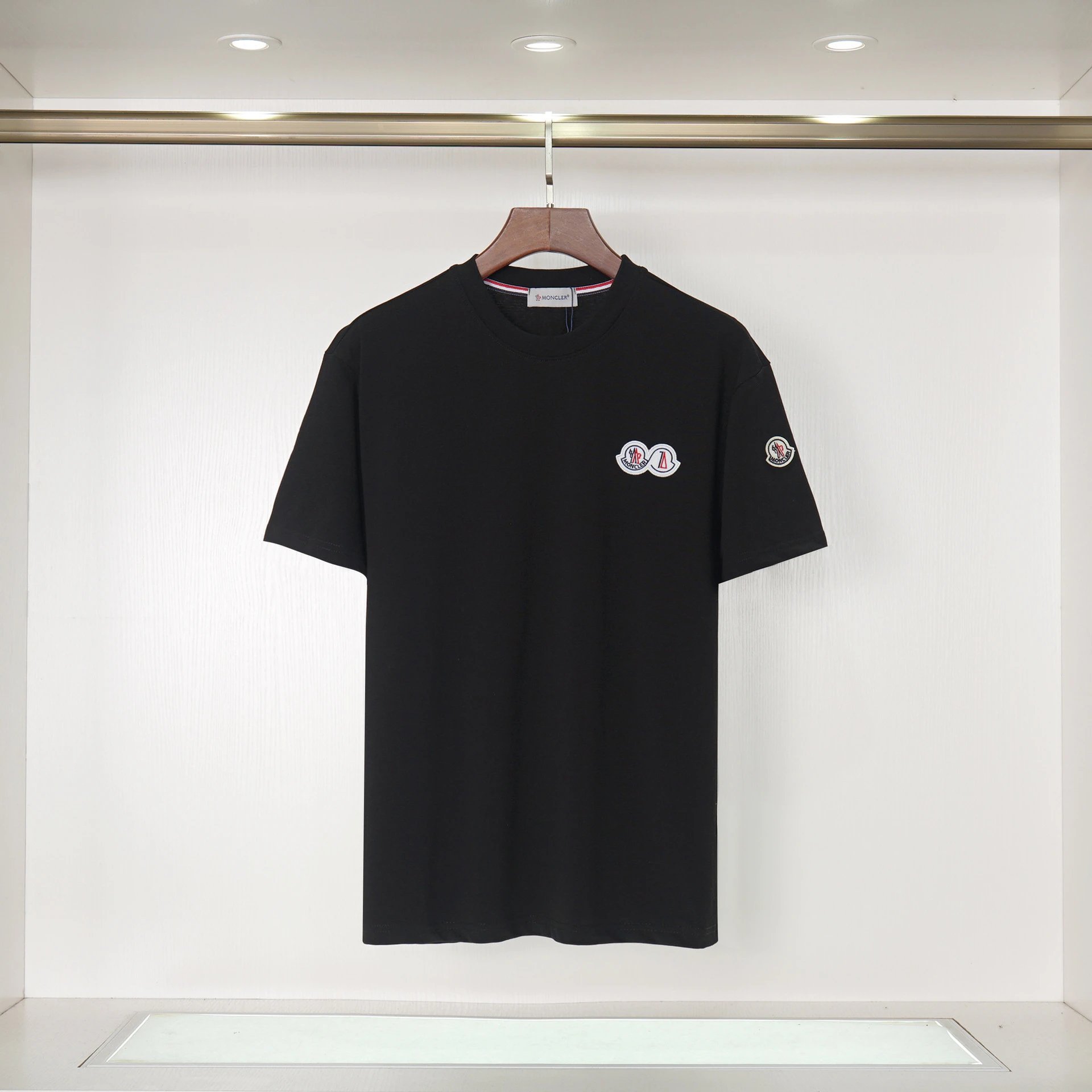 Moncler Logo Embroidered Cotton T-Shirt photo 7