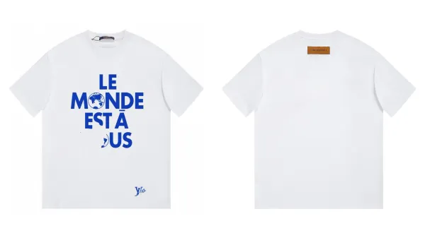 Louis Vuitton Dripping LV Logo Black T-Shirt - 10