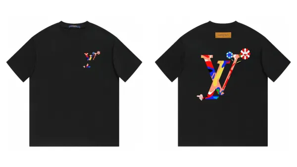 Louis Vuitton x Takashi Murakami LV Monogram Flower T-Shirt Black - 1